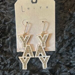 Leith Gold Dazzling Earrings